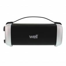 Boxa Portabila Cu Conectivitate  Bluetooth Exalt Well , Maner De Transport , Radio Fm ,  1800 Mah , Raspuns Frecventa 100hz - 20khz  , Splashproof , Negru/alb