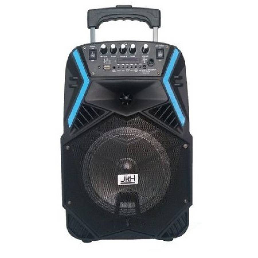 Boxa Portabila Cu Conectori Usb , Tf Card , Bluetooth , Radio Fm , Microfon Wireless Si Telecomanda