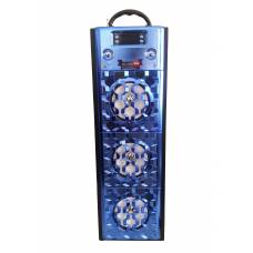 Boxa Portabila Cu Maner De Transport , Conectivitate Bluetooth , Port Usb , Tf Card , Joc De Lumini , Baterie 1200 Mah , Intrare Aux , Afisaj Led , Radio Fm , Negru