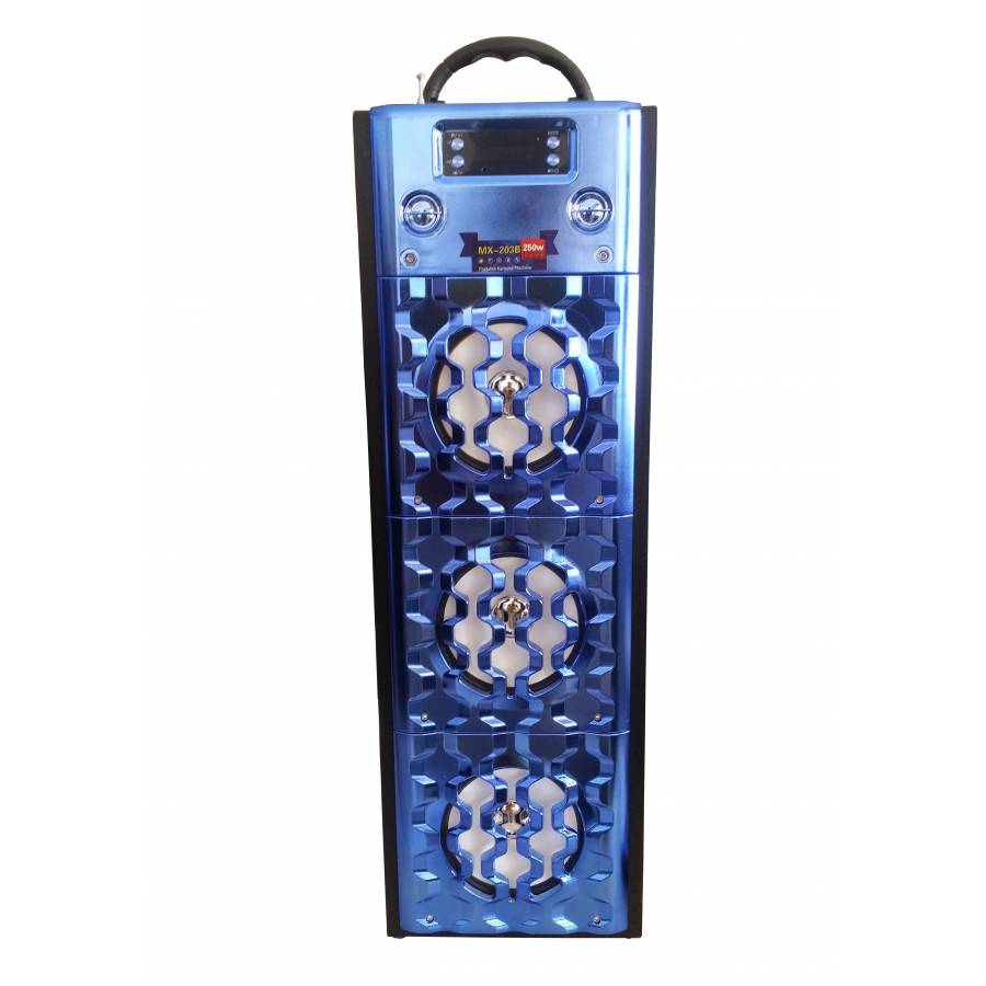 Boxa Portabila Cu Maner De Transport , Conectivitate Bluetooth , Port Usb , Tf Card , Joc De Lumini , Baterie 1200 Mah , Intrare Aux , Afisaj Led , Radio Fm , Negru