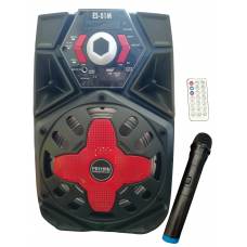 Boxa Portabila Feiyiupu Audio , Karaoke, Conectivitate Bluetooth, Aux In,port Usb, Tf/sd Card, Egalizator, Led-uri, Microfon Inclus, Radio Fm ,tip Troller ,negru