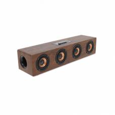 Boxa Portabila Klausstech, Bluetooth, Micro Usb, Control Volum, Radio Fm, Usb, Putere 20w, 2400 Mah, Aux 3.5 Mm, Butoane Pentru Control, Design Ergonomic, 4 Difuzoare, Maro