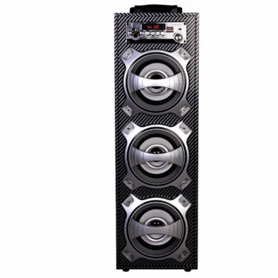 Boxa Portabila Klausstech , Cu Conectivitate Prin Bluetooth , Putere De 45 W, Redare Mp3 , 3 Difuzoare, Conexiune Aux,usb,micro Sd, Radio Fm,alimentare 220 V,negru