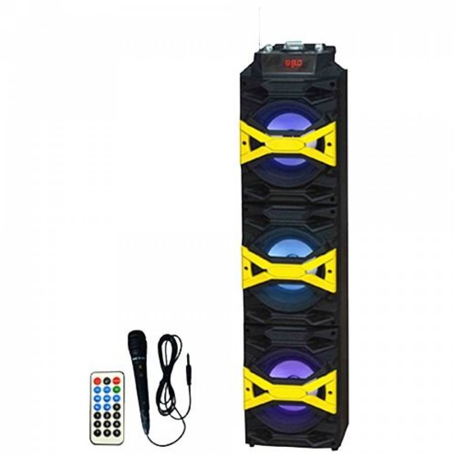 Boxa Portabila Cu Functie Bluetooth, Putere 200w, Port  Usb/sd Card,radio Fm, Joc De Lumini