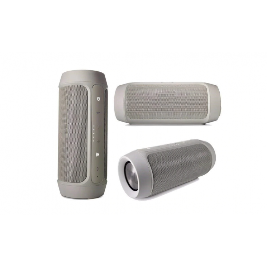 Boxa Portabila, Wireless, Bluetooth, Port Usb, Slot Card Sd, Charge 2+, Rezistenta La Apa, Argintiu