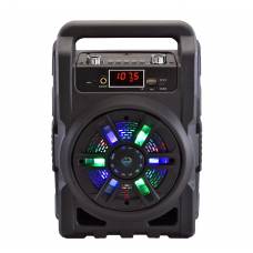 Boxa Portabila, Conectivitate Bluetooth , Port Usb , Joc De Lumini , Tf Card , Radio Fm , Microfon Cu Fir , 20 W