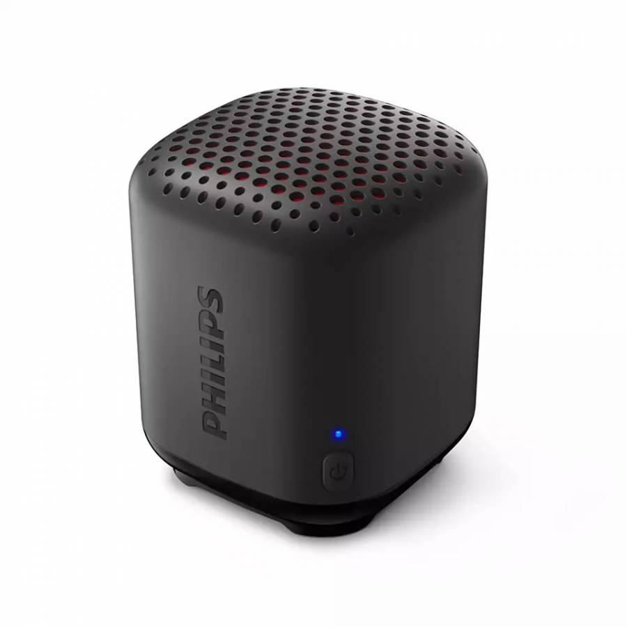 Boxa Portabila Philips, Conectivitate Cu Bluetooth, Putere 2.5w, Baterie 480 Mah, Protectie Ipx7, Autonomie 8h, Design Ergonomic, Culoare Negru