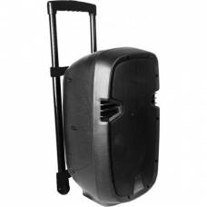 Boxa Portabila Profesionala Ibiza, 400 W, Amplificator Integrat, Telecomanda Inclusa,conectivitate Bluetooth, Microfon Inclus, Port Usb, Slot Sd Card, Aux In, Impedanta 4 Ohm, Design Modern, Negru