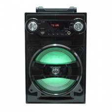 Boxa Portabila Profesionala Klausstech, Putere 25 W, Lumini Rgb, Telecomanda Inclusa, Conectivitate Bluetooth, Port Usb, Aux In, Slot Sd Card, Design Modern, Negru