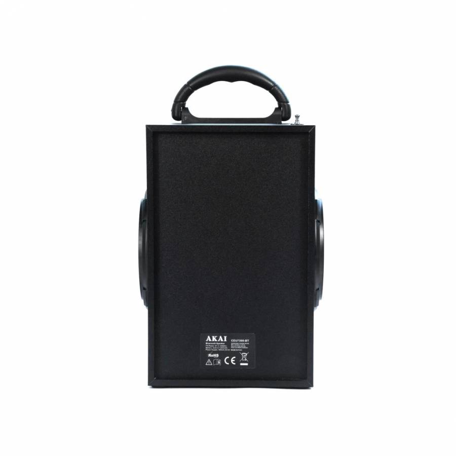 Boxa Portabila, Putere 6w, Bluetooth, Aux 3.5mm, Usb, Radio Fm, Karaoke, Lumini Led, Lumini Disco, Antena Extensibila, Maner De Transport, Microfon, Negru