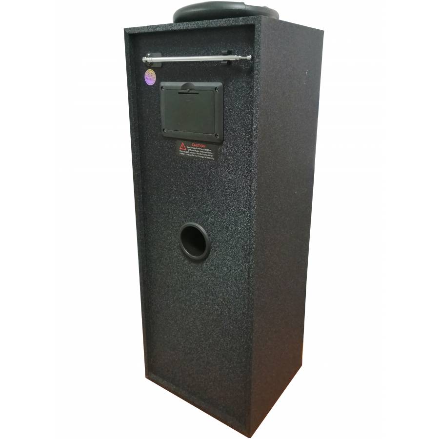 Boxa Portabila Wireless, Karaoke , Radio Fm , Tf Card, Conectivitate Bluetooth , Port Usb , 150hz-18khz  , Tensiune De Incarcare Dc 5v / 1a-2a , Negru