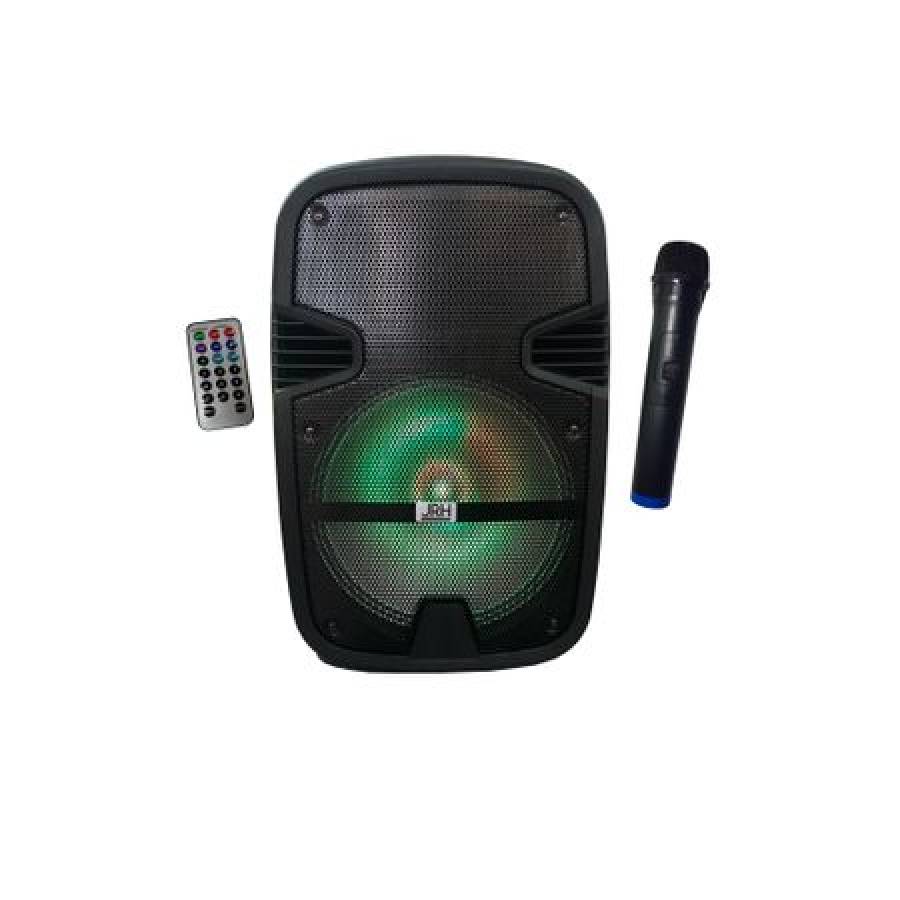 Boxa Profesionala Activa, Radio, Card, Usb , Bluetooth, Mp3 ,microfon Karaoke Wireless, Telecomanda
