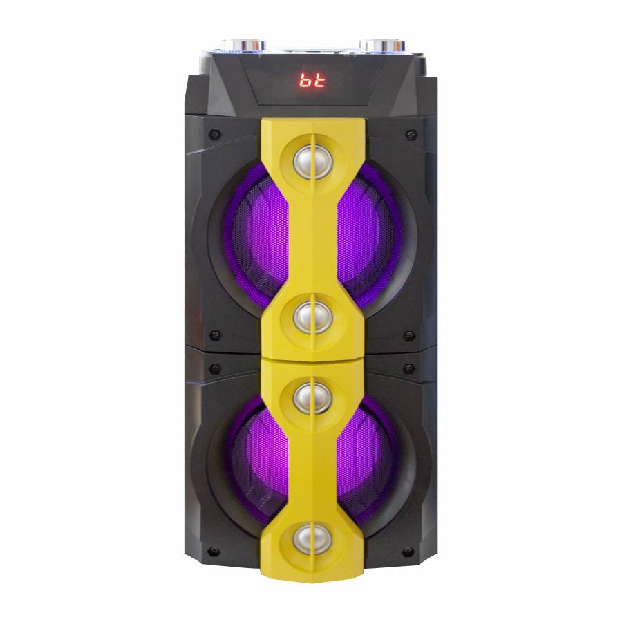 Boxa Profesionala Ailiang, Conectare Prin Functia Bluetooth, Port Usb, Intrare Aux, Sd Card, Radio Fm,  2 Intrari Microfon, Cu Microfon Si Telecomanda Inclusa