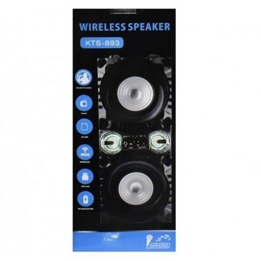 Boxa Profesionala Klausstech, Putere 30w, Conectivitate Bluetooth, Slot Sd Card, Port Usb, Aux In, 1200 Mah, 100hz-20khz , Radio Fm , Negru