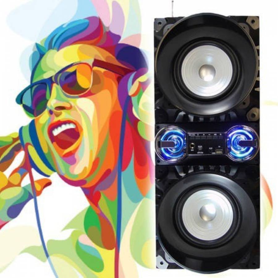 Boxa Profesionala Klausstech, Putere 30w, Conectivitate Bluetooth, Slot Sd Card, Port Usb, Aux In, 1200 Mah, 100hz-20khz , Radio Fm , Negru