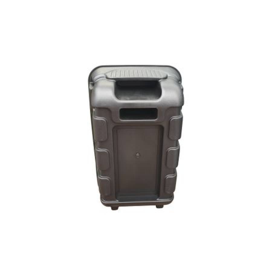 Boxa Profesionala Portabila Klausstech, 50 W, Display Led, Microfon Inclus, Telecomanda Inclusa, Conectivitate Bluetooth, Port Usb, Slot Card Sd, Radio Fm, Aux In, Dimensiuni Reduse, Negru&albastru