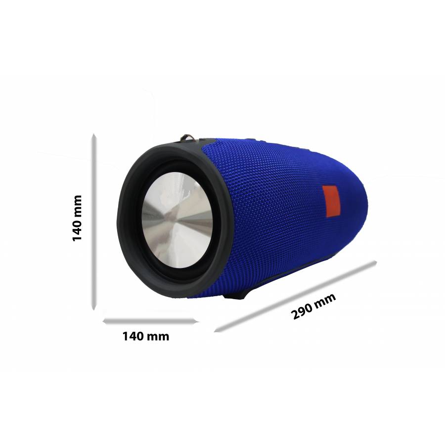 Boxa Profesionala Portabila Klausstech, Boombox , Waterproof , Acumulator Reincarcabil 6000 Mah, Conectivitate Bluetooth, Fm Radio, Port Usb, Aux In, Design Modern, Albastru