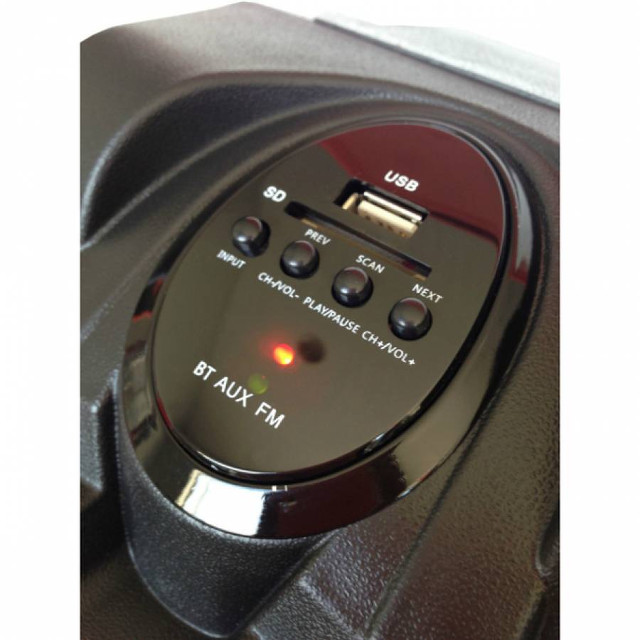 Boxa Profesionala Portabila Akai, Putere 30 W, Microfon Wireless Inclus, Telecomanda Inclusa, Conectivitate Bluetooth, Port Usb, Slot Sd Card, Aux In, Acumulator Reincarcabil, Design Modern, Negru