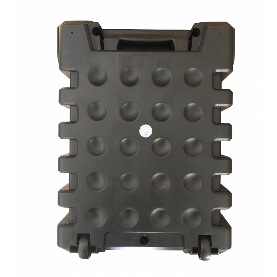 Boxa Profesionala Portabila Klausstech, Tip Troler, Putere 70 W, Microfon Wireless Inclus, Difuzor 8 Inch, Conectivitate Bluetooth, Port Usb, Aux In, Fm Radio, Slot Sd Card, Acumulator Reincarcabil, Design Modern, Negru