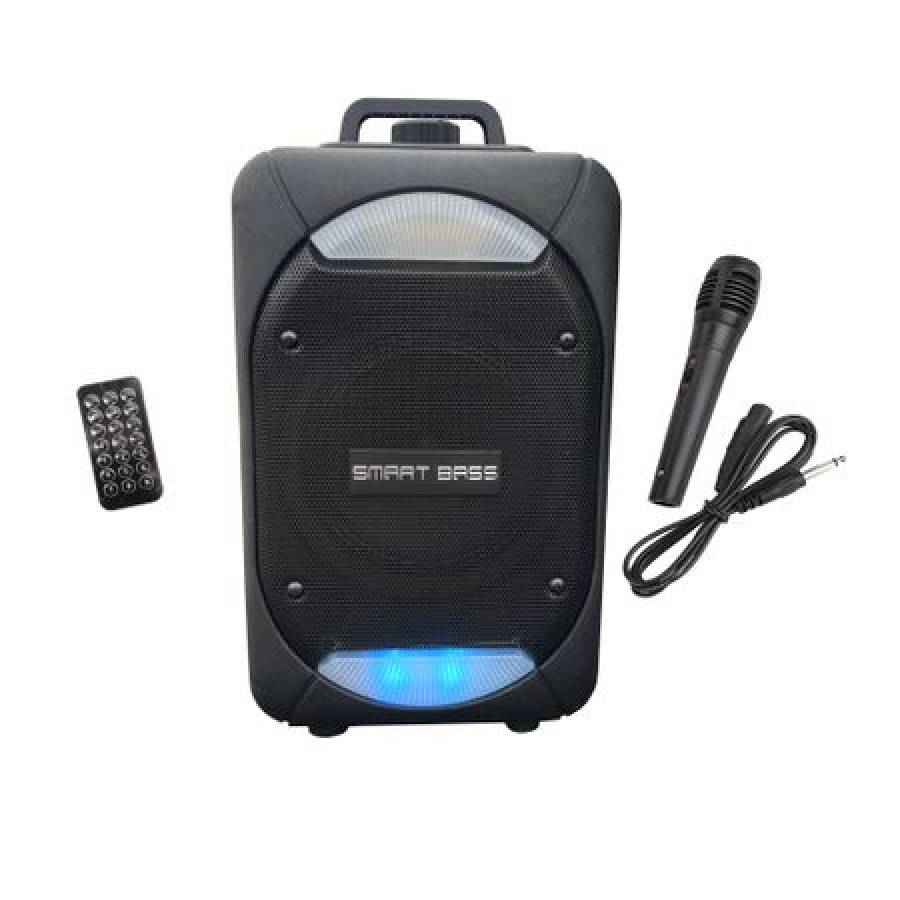 Boxa Profesionala Portabila, Putere 150 W, Display Led, Microfon Inclus, Telecomanda Inclusa, Conectivitate Bluetooth, Port Usb, Slot Card Sd, Radio Fm, Aux In, Frecventa 45 Hz - 20 Khz, Negru
