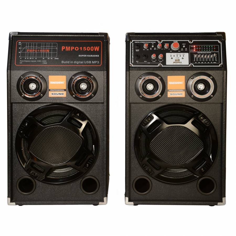 Boxe Active 2 X 80w Temeisheng Bluetooth Stick Usb Card