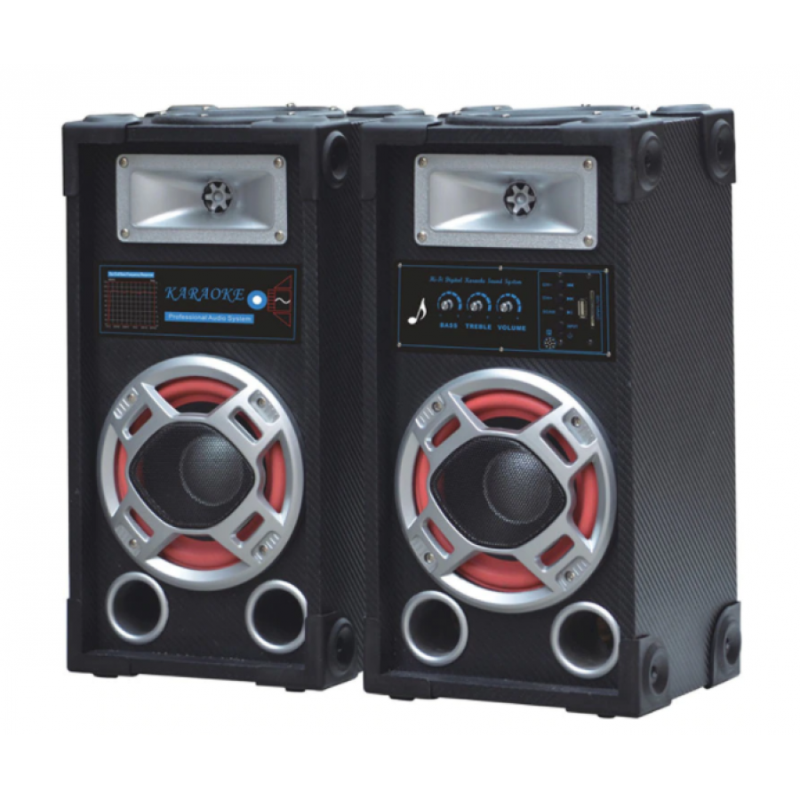 Boxe  Active Ailiang Hi-fi Cu Bluetooth, 2 Intrari De Microfon, Card Sd, Usb