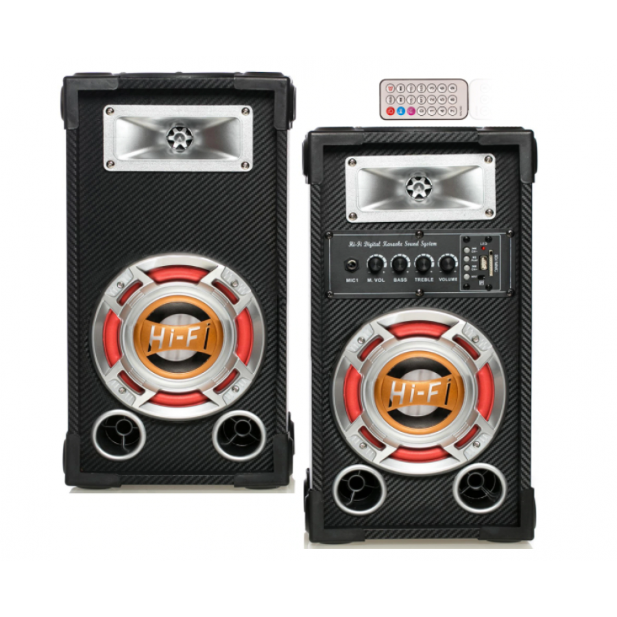 Boxe  Active Ailiang Hi-fi Cu Bluetooth, 2 Intrari De Microfon, Card Sd, Usb