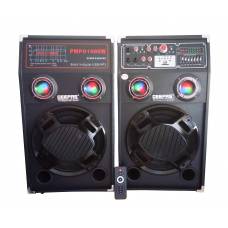 Boxe Audio  Cu  Statie  Profesionale , Karaoke , Bt, Usb / Aux In , 300 W, Usb, Joc Lumini - Beculete.