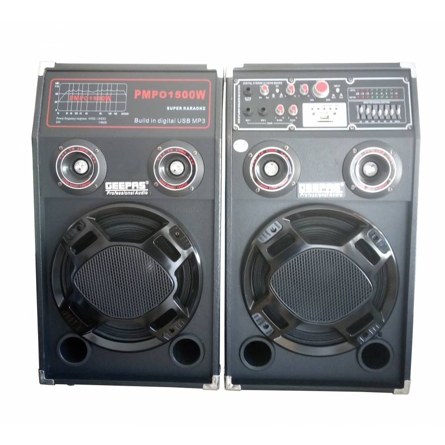 Boxe Audio  Cu  Statie  Profesionale , Karaoke , Bt, Usb / Aux In , 300 W, Usb, Joc Lumini - Beculete.