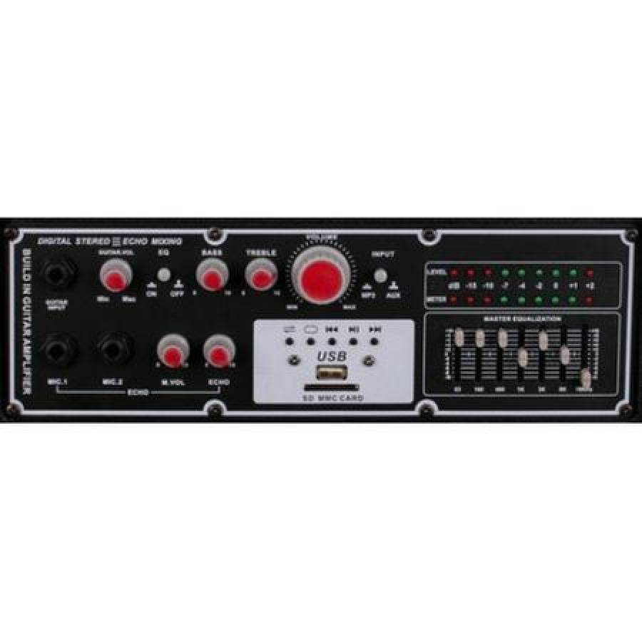 Boxe Audio Profesionale, Egalizator Pe 7 Benzi, Sistem Karaoke, Putere 360 W, Lumini Rgb, Conectivitate Bluetooth, Port Usb, Slot Sd Card, Aux In, Fm Radio, Negru