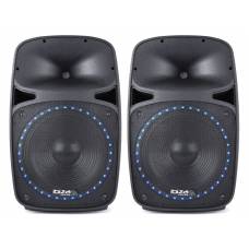 Boxe Audio Profesionale Ibiza Light Cu Conexiune Bluetooth, Intrare Usb Si Sd Card Mmc, Putere Rms 2 X 500 W , Display Digital , Lumini Led, Microfon , Sensibilitate 1w / 1m 98db , Woofer Impedanta 8 Ohmi