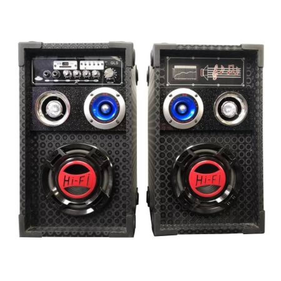 Boxe Audio Profesionale Klausstech, Putere 150 W, Lumini Rgb, Telecomanda Inclusa, Radio Fm, Conectivitate Bluetooth, Slot Sd Card, Port Usb, Aux In, Negru
