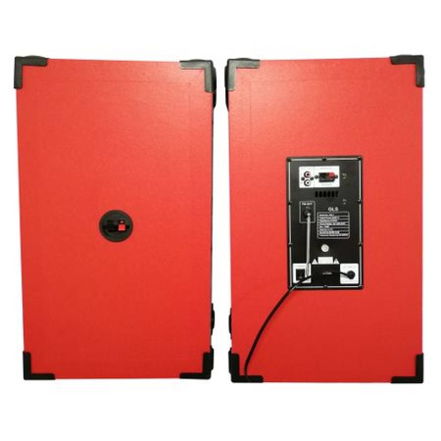 Boxe Audio Profesionale Klausstech, Putere 2 X 25 W, Telecomanda Inclusa, Egalizator Pe 7 Benzi, Lumini Rgb, Sistem Karaoke, Conectivitate Bluetooth, Port Usb, Aux  In, Slot Sd Card, Culoare Negru&rosu