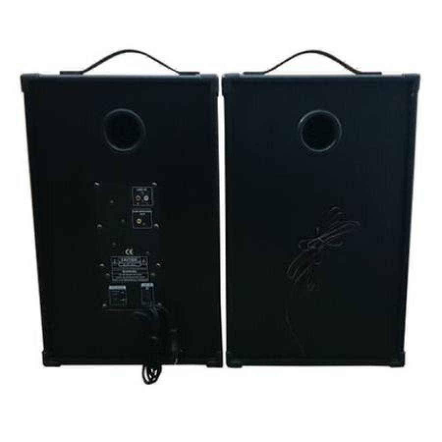 Boxe Cu Statie Activa Klausstech, Conectivitate Bluetooth/ Port Usb/ Cardsd, Radio Fm, Karaoke, Putere 360 W, Carcasa Rezistenta, Culoare Negru