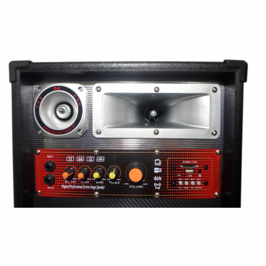 Boxe  Cu Statie Active 440 W , Bluetooth , Usb , Sd Card , Radio , Karaoke , Telecomanda