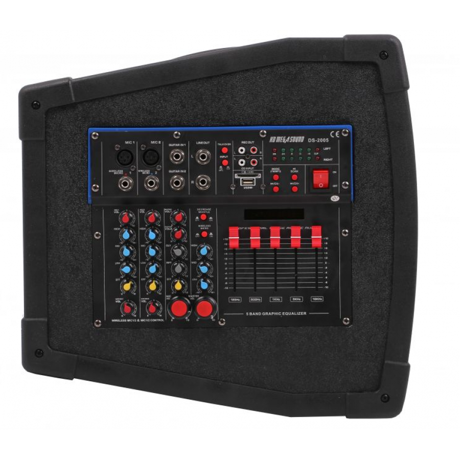 Boxe  Nrs Active Profesionale , Putere 800 W , Dimensiune Difuzor 40 Cm, 2 Microfoane Wi-fi ,karaoke , Conectare Prin Fruncita Bluetooth , Port Usb , Card Sd , Radio Fm , Negru