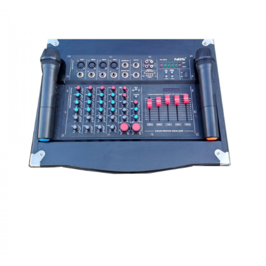 Boxe Profesionale Active Klausstech , Conectivitate Bluetooth , Putere 460 W Rms , Cu Mixer Puternic , Design Modern Si Rezistent , Materiale Rezistente , Port Usb , Incarcare La Retea , Culoare Negru