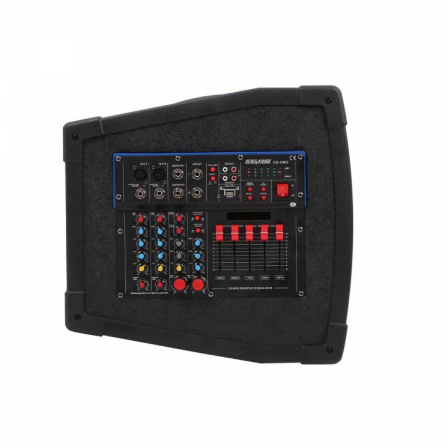 Boxe Profesionale Active Klausstech , Conectivitate Bluetooth , Putere 460 W Rms , Cu Mixer Puternic , Design Modern Si Rezistent , Materiale Rezistente , Port Usb , Incarcare La Retea , Culoare Negru