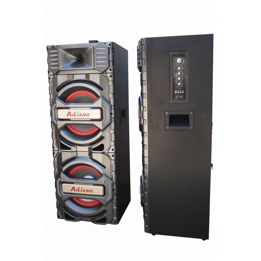 Boxe Profesionale Ailiang  , Putere De 600 W, Port Usb, Conectivitate Prin Bluetooth, 4 Difuzoare, Dimensiuni 10 Inch, Cu Joc De Lumini