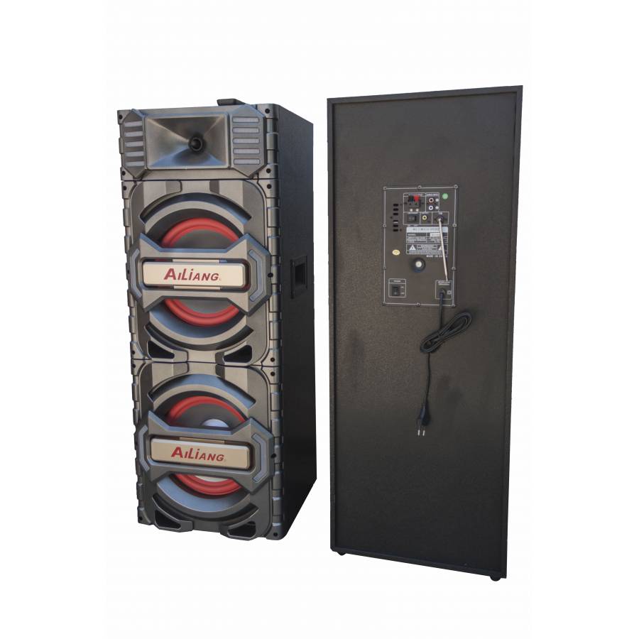 Boxe Profesionale Ailiang  , Putere De 600 W, Port Usb, Conectivitate Prin Bluetooth, 4 Difuzoare, Dimensiuni 10 Inch, Cu Joc De Lumini