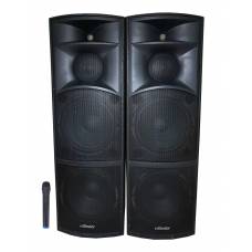 Boxe Profesionale Audio Vlliodor Nrs , Putere 920 W , Conectare Prin Bluetooth , Port Usb , Sd Card , Microfon Inclus , Aux In , Afisaj Lcd , Culoare Negru