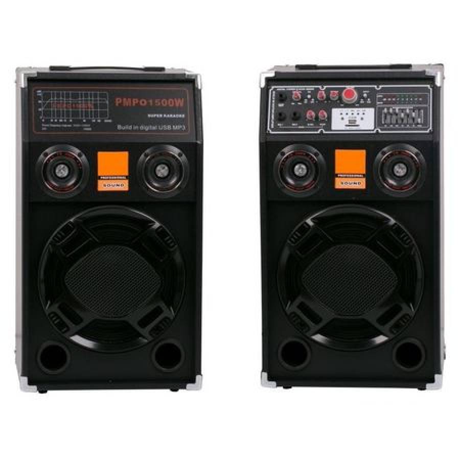 Boxe Profesionale Klausstech, Putere 2 X 120 W, Sunet Hi-fi, Egalizator Grafic, Sistem Karaoke, Frecventa De Raspuns 16 Hz - 18 Khz, Conectivitate Bluetooth, Port Usb, Slot Sd Card, Aux In, Negru