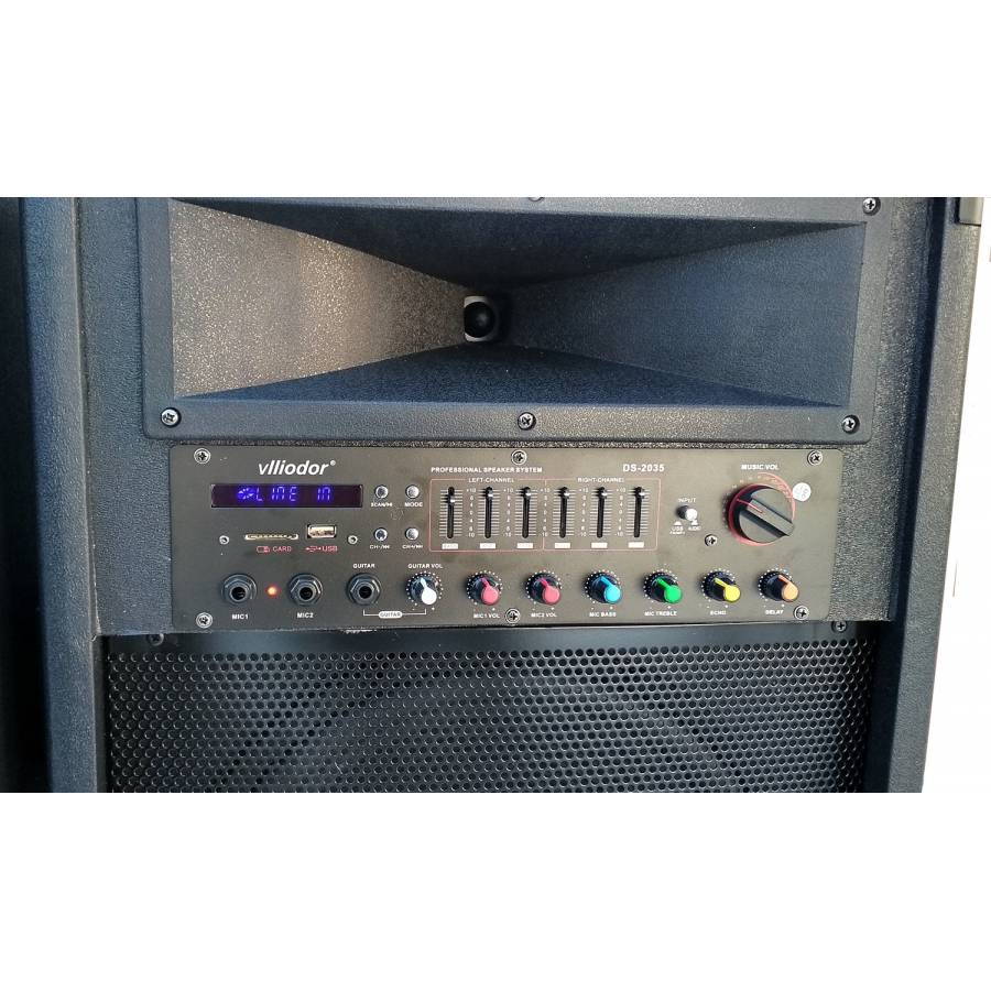 Boxe Profesionale Klausstech, Putere 720W Max, Bluetooth, Usb, Sd Card, Radio Fm