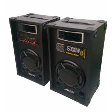 Boxe Profesionale Mese Active ,port  Usb, Sd Card, Radio Fm, Putere  300w , Conectivitate Bluetooth , Putere Max 150 W , 4 Ohmi , Design Pe 2 Cai , Negru