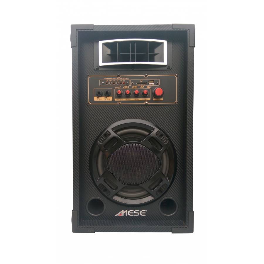 Boxe Profesionale Mese Active ,port  Usb, Sd Card, Radio Fm, Putere  300w , Conectivitate Bluetooth , Putere Max 150 W , 4 Ohmi , Design Pe 2 Cai , Negru