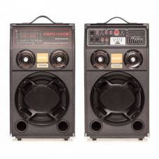 Boxe Temeisheng Active Si Pasive Cu Statie Karaoke , Port Usb , Conexiune Bluetooth , Putere Rms 300 Watt,incinta Din Lemn , Radio Fm , Material Rezistent ,  Slot Card Sd , Culoare Negru
