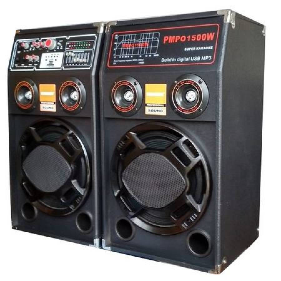 Boxe Temeisheng Active Si Pasive Cu Statie Karaoke , Port Usb , Conexiune Bluetooth , Putere Rms 300 Watt,incinta Din Lemn , Radio Fm , Material Rezistent ,  Slot Card Sd , Culoare Negru