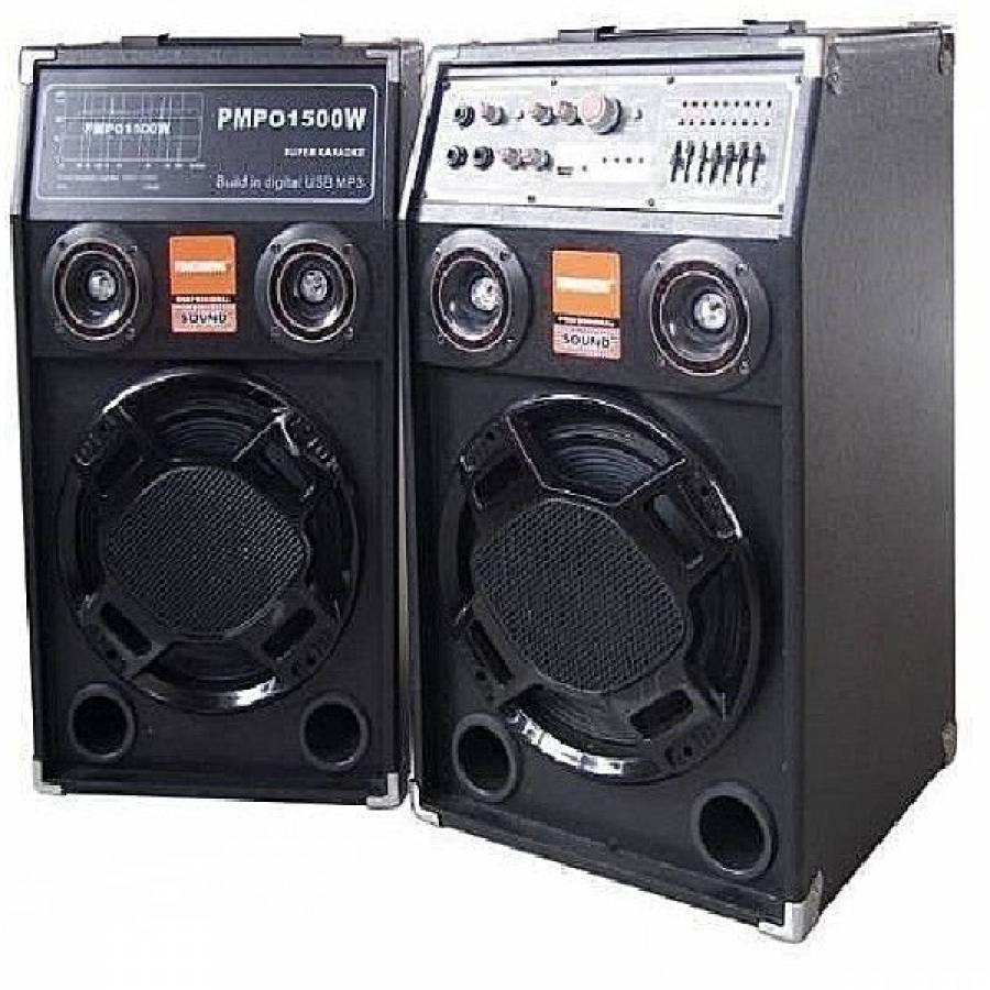 Boxe Temeisheng Active Si Pasive Cu Statie Karaoke , Port Usb , Conexiune Bluetooth , Putere Rms 300 Watt,incinta Din Lemn , Radio Fm , Material Rezistent ,  Slot Card Sd , Culoare Negru