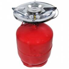 Butelie Klausstech Vlm10 De Voiaj Sau Camping Cu Arzator Detasabil, Volum De 5 L, Functionare Cu Gaz Propan/butan, Design Minimalist, Culoare Rosie