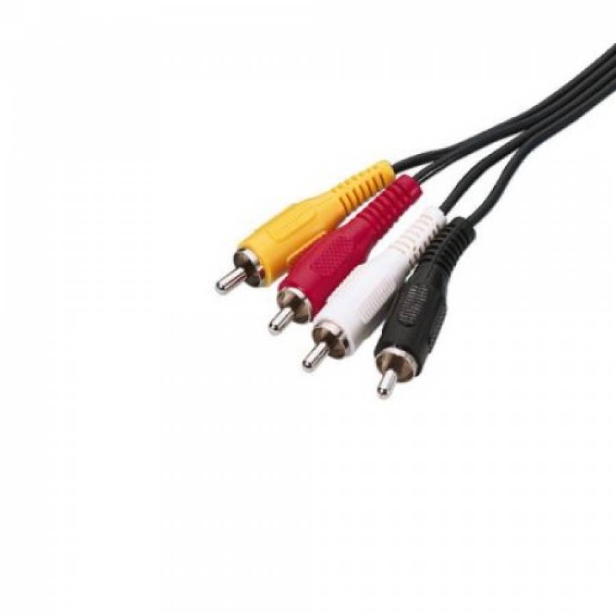 Cablu Audio Din 5 Poli Tata - 4 Rca Tata Ac-54